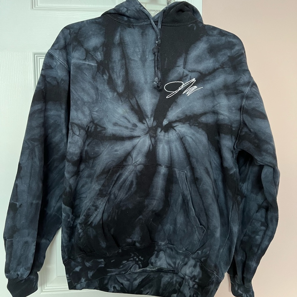 Black Tie Dye Hoodie